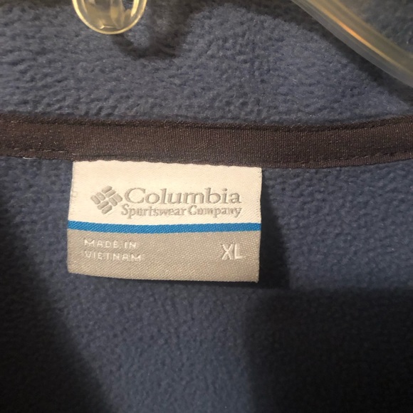 Columbia Men’s Jacket (fleece on inside, smooth outside): no hood Size XL - Picture 2 of 2